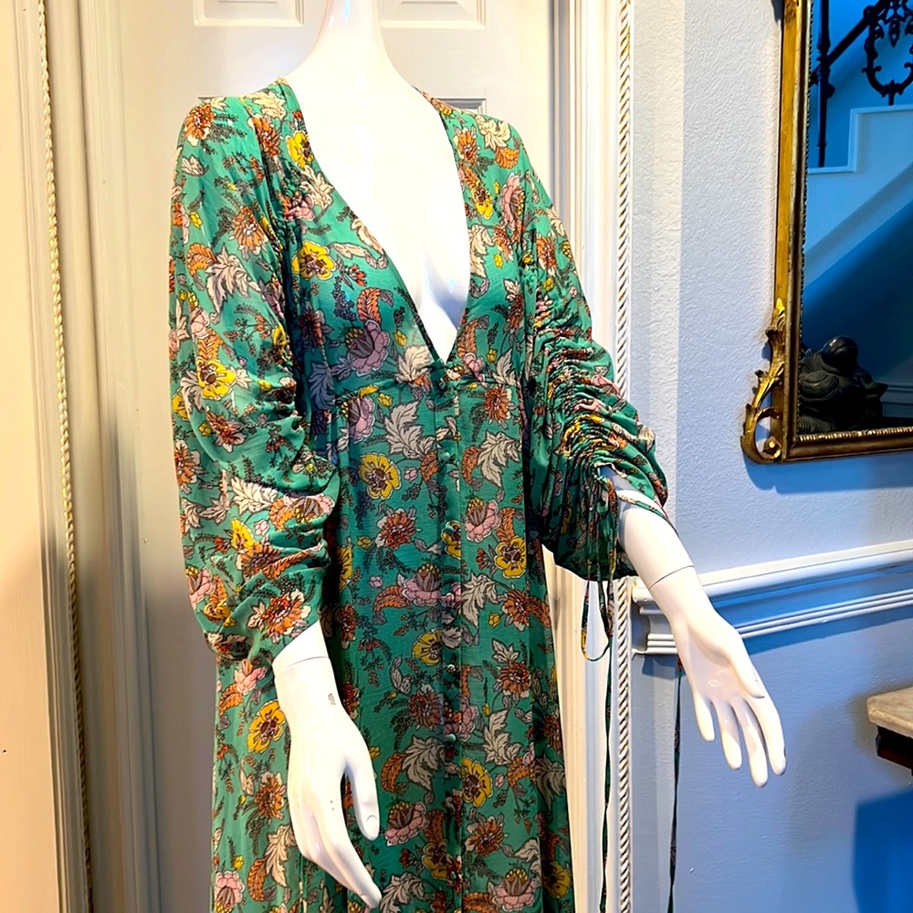 Free People earth faith maxi dress